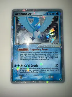 Pokemon TCG Articuno EX Holofoil LP Card FireRed/LeafGreen, Secret Rare, 114/112 - Image 1