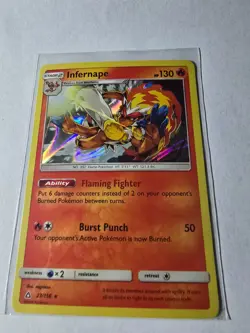 Ultra Prism 23/156 Infernape Holo Pokemon Card NM - Image 1