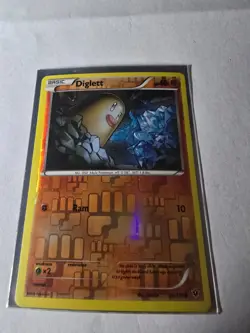 Diglett 2016 XY Fates Collide Reverse Holo Pokemon Card 36/124 NM - Image 1