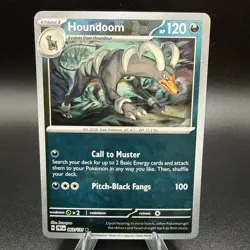Houndoom (Master Ball Pattern) 063/131 SV: Prismatic Evolutions Pokemon TCG NM - Image 1