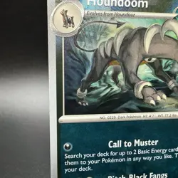 Houndoom (Master Ball Pattern) 063/131 SV: Prismatic Evolutions Pokemon TCG NM - Image 2