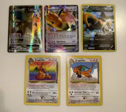 Pokemon TCG Dragonite Lot Of 5 Full Art EX, Fossil, Promo, Holo - Image 2