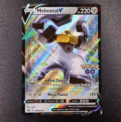 Melmetal V SWSH224 Pokemon Go Black Star Promo Pokemon TCG NM/M - Image 1