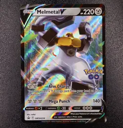 Melmetal V SWSH224 Pokemon Go Black Star Promo Pokemon TCG NM/M - Image 3