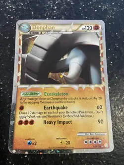Pokemon TCG Donphan (Prime) 107/123 Heartgold & Soulsilver Holo - Image 1