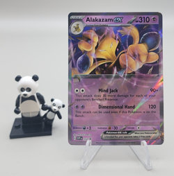 Pokemon TCG 151 Error No Star Pattern – Alakazam ex 050 Black Star Promo - Image 1