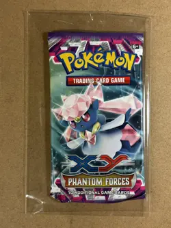 New Pokemon XY Phantom Forces Booster Pack Sealed Diance Artwork 820650109102 - Image 1