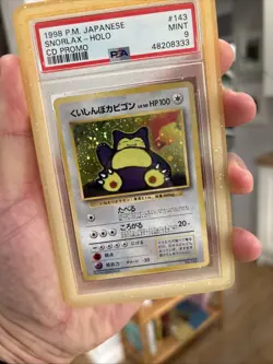 Pokemon TCG Hungry Snorlax CD Promo Holo 143 Vintage 1999 Japanese Edition - Image 3
