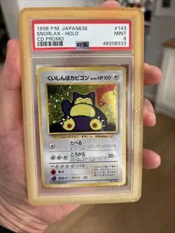 Pokemon TCG Hungry Snorlax CD Promo Holo 143 Vintage 1999 Japanese Edition - Image 4