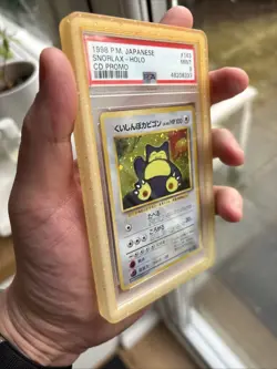 Pokemon TCG Hungry Snorlax CD Promo Holo 143 Vintage 1999 Japanese Edition - Image 5