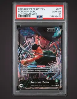 Roronoa Zoro (Alternate Art) OP12-020 Legacy of the Master Leader Foil - Image 1