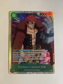 • Eustass"Captain"Kid • OP01-051 SR Romance Dawn Holo Foil One Piece TCG NM - Image 1