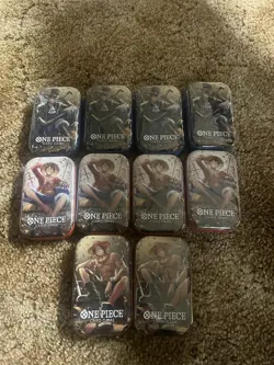 One Piece Tins Vol. 2 Lot Of 10 Ships ASAP - Image 1