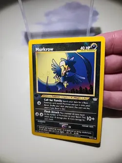 1st Edition Neo Revelation Murkrow 46/64 Pokemon Card WOTC Vintage NM - Image 2