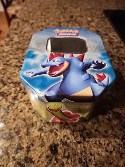 Pokemon Trading Card Game 2010 HeartGold & SoulSilver Feraligatr Tin EMPTY - Image 2