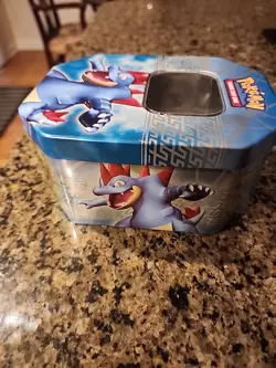 Pokemon Trading Card Game 2010 HeartGold & SoulSilver Feraligatr Tin EMPTY - Image 3