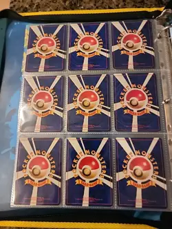 Japanese WoTC Pokemon Card Vintage Collection Binder Lot Holo Rare Base Neo Gym - Image 2