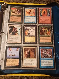 Vintage Magic The Gathering Collection Card Lot MTG 1993-1998 Pre-Rarity Symbol - Image 1