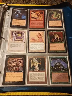 Vintage Magic The Gathering Collection Card Lot MTG 1993-1998 Pre-Rarity Symbol - Image 4