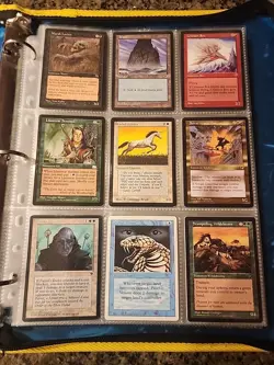 Vintage Magic The Gathering Collection Card Lot MTG 1993-1998 Pre-Rarity Symbol - Image 1