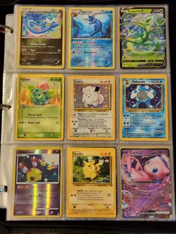 Huge Pokemon Collection Binder Vintage Modern Lot of Cards Holos Rares WoTC Etc - Image 1
