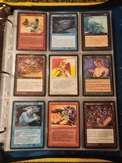 Vintage Magic The Gathering Collection Card Lot MTG 1993-1998 Pre-Rarity Symbol - Image 1