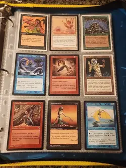 Vintage Magic The Gathering Collection Card Lot MTG 1993-1998 Pre-Rarity Symbol - Image 4