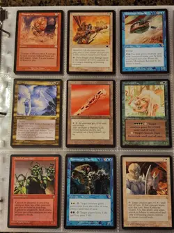 Vintage Magic The Gathering Binder Collection Card Lot MTG 1993-2003 Rares - Image 1