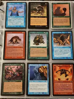 Vintage Magic The Gathering Binder Collection Card Lot MTG 1993-2003 Rares - Image 3