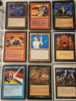 Vintage Magic The Gathering Binder Collection Card Lot MTG 1993-2003 Rares - Image 4
