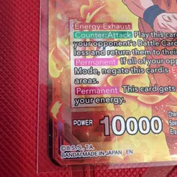 Dragon Ball Super Card Game TCG SSG Son Goku Divine Restraint P-362 - Image 3