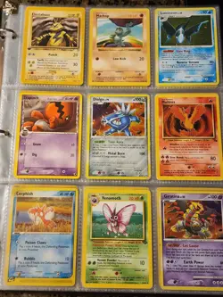Pokemon Collection Binder Lot of Cards Holo Rare Vintage WoTC Shadowless Etc - Image 1