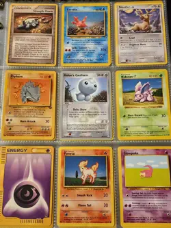Pokemon Collection Binder Lot of Cards Holo Rare Vintage WoTC Shadowless Etc - Image 3