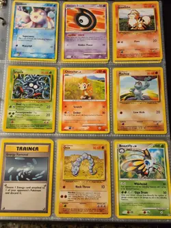 Pokemon Collection Binder Lot of Cards Holo Rare Vintage WoTC Shadowless Etc - Image 4