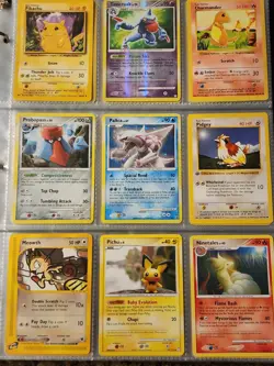 Pokemon Collection Binder Lot of Cards Holo Rare Vintage WoTC Shadowless Etc - Image 1