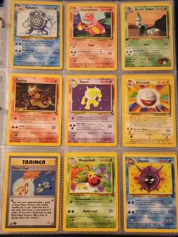 Pokemon Collection Binder Vintage Lot of Cards Holo Rares WoTC 1st Editions Etc - Image 1
