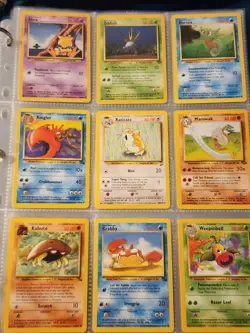 Pokemon Collection Binder Vintage Lot of Cards Holo Rares WoTC 1st Editions Etc - Image 3