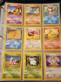 Pokemon Collection Binder Vintage Lot of Cards Holo Rares WoTC 1st Editions Etc - Image 4