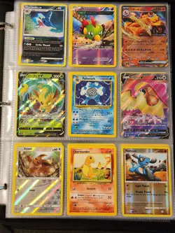 Huge Pokemon Collection Binder Vintage Modern Lot of Cards Holos Rares WoTC Etc - Image 1
