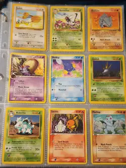 Pokemon Collection Binder Vintage Lot of Cards Holos Rares WoTC Zapdos EX Etc - Image 4