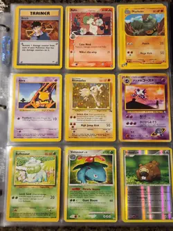 Pokemon Collection Binder Lot of Cards Holo Rare Vintage WoTC Shadowless Etc - Image 1