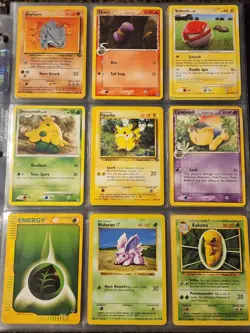 Pokemon Collection Binder Lot of Cards Holo Rare Vintage WoTC Shadowless Etc - Image 3