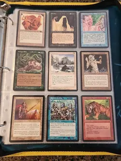 Vintage Magic The Gathering Collection Card Lot MTG 1993-1998 Pre-Rarity Symbol - Image 1