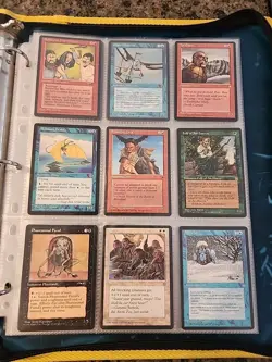 Vintage Magic The Gathering Collection Card Lot MTG 1993-1998 Pre-Rarity Symbol - Image 3