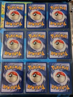 Pokemon Collection Binder Vintage Lot of Cards Holo Rares WoTC 1st Editions Etc - Image 2