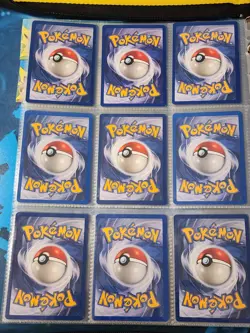 Pokemon Collection Binder Vintage Lot of Cards Holo Rares WoTC 1st Editions Etc - Image 5