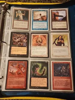 Vintage Magic The Gathering Collection Card Lot MTG 1993-1998 Pre-Rarity Symbol - Image 4