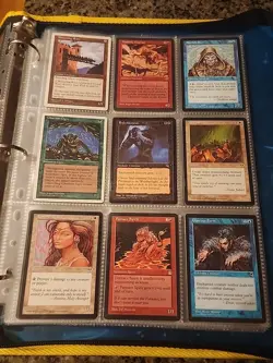 Vintage Magic The Gathering Collection Card Lot MTG 1993-1998 Pre-Rarity Symbol - Image 4