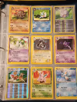 Pokemon Collection Binder Vintage Lot of Cards Holo Rare WoTC E-Reader Etc - Image 1