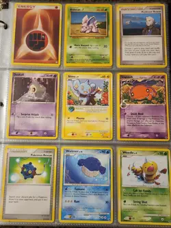 Pokemon Collection Binder Lot of Cards Holo Rare Vintage WoTC Rayquaza Etc - Image 3